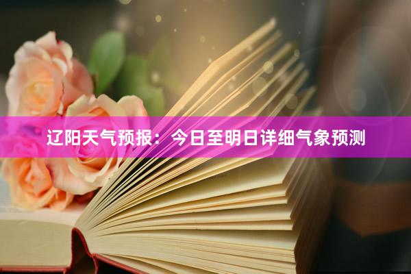 辽阳天气预报：今日至明日详细气象预测